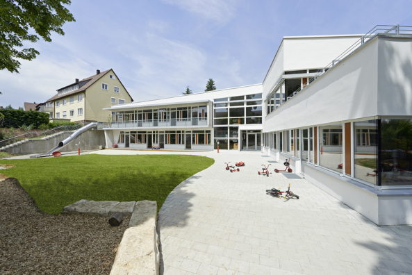 Kita, Neubau, Dachlandschaft, Kppel + Klieber Architekten, Stuttgart