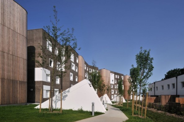 Wohnungsbau, Stadterweiterung, kologisches Bauen, Leibar & Seigneurin, Nantes