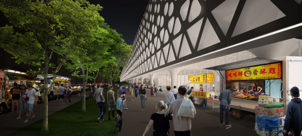 Anerkennung: MASS STUDIES, Q-LAB und Wang Architects