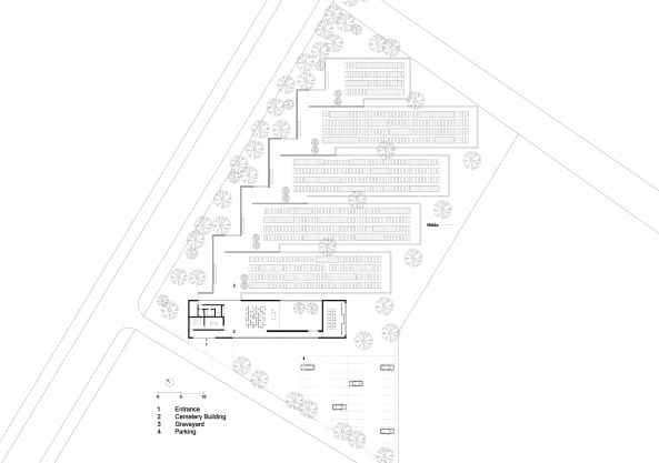 Islamischer Friedhof in Altach von Bernado Bader Architekten