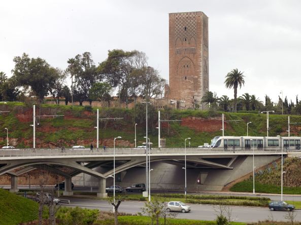 Hassan II Brcke und Ergnzungsbauwerke zwischen Rabat und Sal von Marc Mimram Architecture