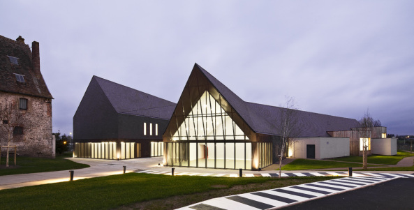 Kulturzentrum, Bibliothek, Tanzschule, Musikschule, Gournay-en-Bray, AAVP Architecture
