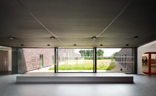 Kulturzentrum, Bibliothek, Tanzschule, Musikschule, Gournay-en-Bray, AAVP Architecture