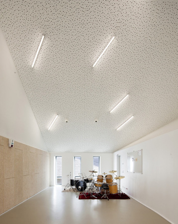 Kulturzentrum, Bibliothek, Tanzschule, Musikschule, Gournay-en-Bray, AAVP Architecture