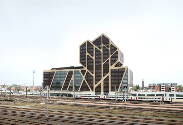 Hasselt, J. Mayer H. Architekten, Gerichtshof in Hasselt, LensAss, a20-architecten, West 8, Hasaluth, Justizneubau, Justigebude, Skulptur in Hasselt, Justizpalast
