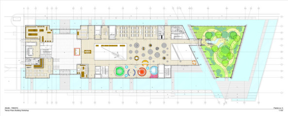 Museum, neues Stadtquartier, Renzo Piano Building Workshop, Trient, Italien