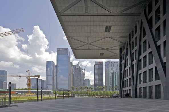 CCTV, OMA, Office for Metropolitan Architecture, Rem Koolhaas, Ole Scheeren, Shenzhen Stock Exchange (SZSE), B�rse in Shenzhen, Bauen f�r Despoten