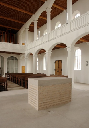 Peter Krebs; Menzingen; Evangelische Kirche; Umgestaltung; Sanierung; Altarraum; Kraichtal