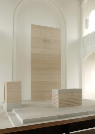 Peter Krebs; Menzingen; Evangelische Kirche; Umgestaltung; Sanierung; Altarraum; Kraichtal