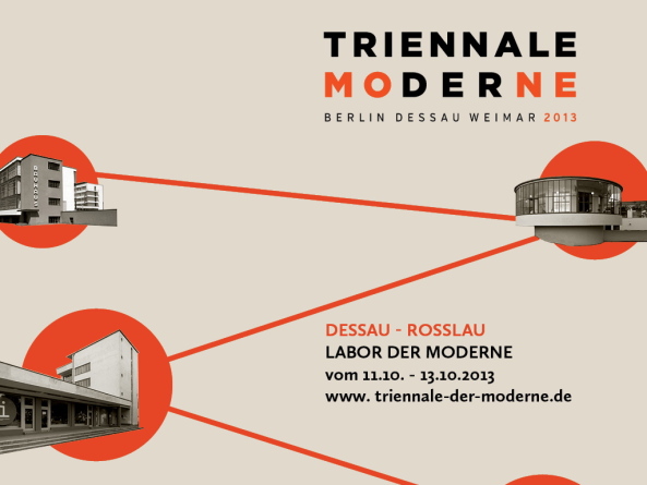 Triennale der Moderne; Dessau Wochenende; Libeskind; Meaning of the Bauhaus today