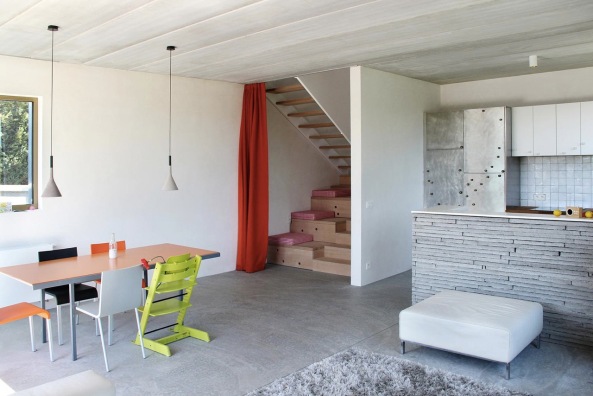 Mauerhaus, Androll Architekten, Einfamilienhaus, Fuge, Massivbau, Belgien, Brssel, Sichtbeton, Mauerwerk, Kleinod, Architektur aus Belgien