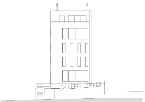 Wohnturm in Zrich, Silk Architekten, Wohnhaus in der Schweiz, Hammerstrae, Steffen Lmmerzahl, Vetsch Architektor AG, kleines Grundstck, Architekten bauen fr Architekten