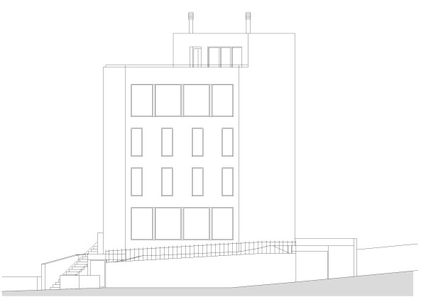 Wohnturm in Zrich, Silk Architekten, Wohnhaus in der Schweiz, Hammerstrae, Steffen Lmmerzahl, Vetsch Architektor AG, kleines Grundstck, Architekten bauen fr Architekten