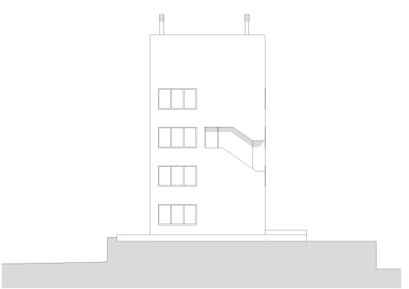 Wohnturm in Zrich, Silk Architekten, Wohnhaus in der Schweiz, Hammerstrae, Steffen Lmmerzahl, Vetsch Architektor AG, kleines Grundstck, Architekten bauen fr Architekten