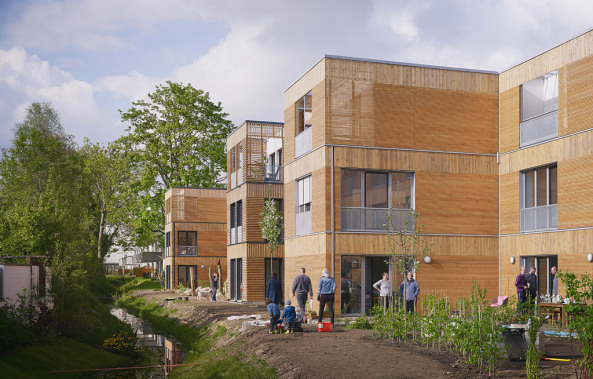 IBA Hamburg 2013, Wohnungsbau, LAN Architecture, Baugruppe