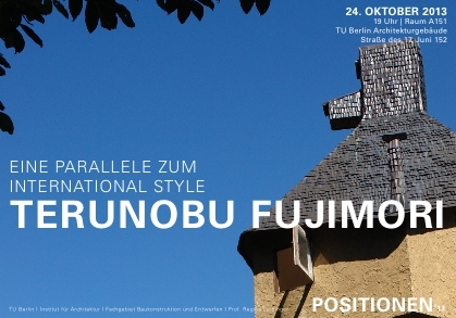 Vortrag von Terunobu Fujimori in Berlin