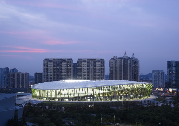 Gold: BaoAn Stadium in Shenzhen von Gerkan, Marg und Partner mit South China University of Technology