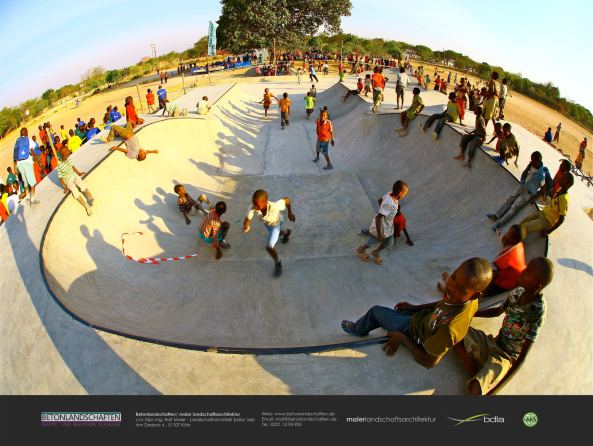 Sonderpreis: Skatepark in Tansania von Maier Landschaftsarchitektur/Betonlandschaften