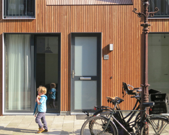 Wohnungsbau, Holzhaus, M3H architecten, Amsterdam, Niederlande