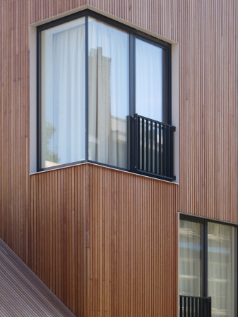 Wohnungsbau, Holzhaus, M3H architecten, Amsterdam, Niederlande