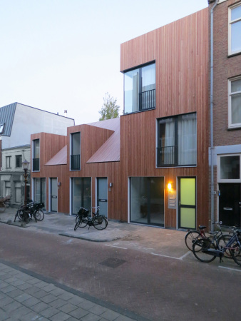 Wohnungsbau, Holzhaus, M3H architecten, Amsterdam, Niederlande