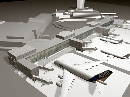Baubeginn fr Terminal am Flughafen Heathrow