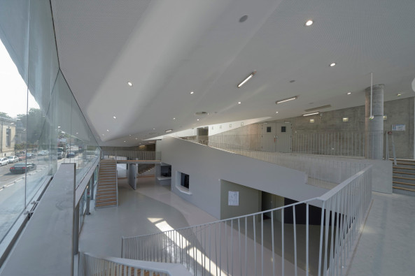 Conservatoire  rayonnement rgional (CRR) de musique et de danse et Espace culturel transdisciplinaire (ECT) Aubervilliers, La Courneuve, Franois CHOCHON et Laurent PIERRE architectes
