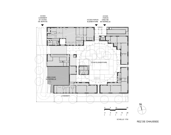 Schulzentrum in Bordeaux