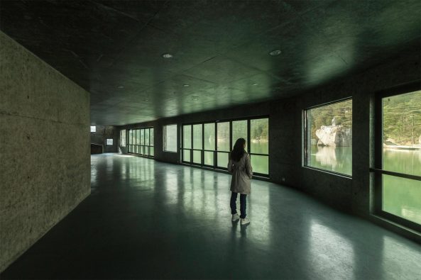 Teehaus aus Beton in China