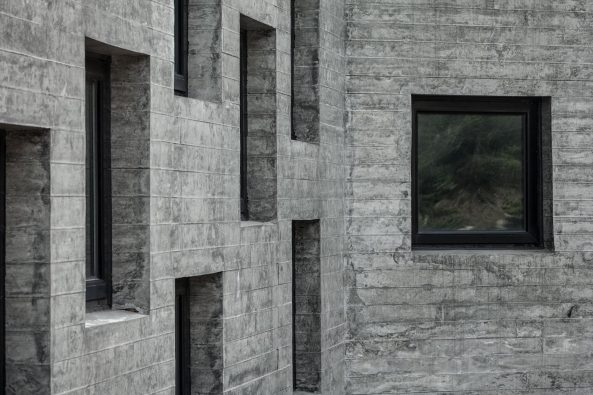Teehaus aus Beton in China