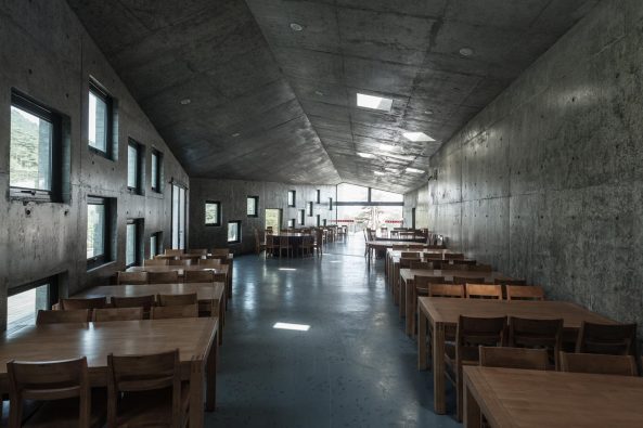 Teehaus aus Beton in China