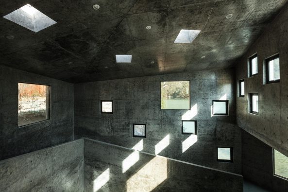 Teehaus aus Beton in China