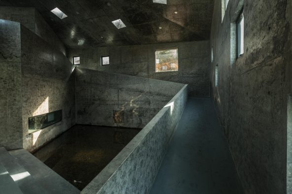 Teehaus aus Beton in China