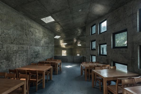 Teehaus aus Beton in China