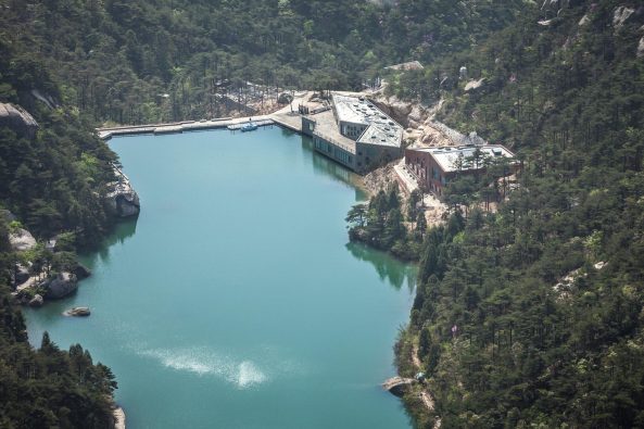 Teehaus aus Beton in China