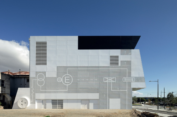 Peter Hogg + Toby Reed Architects; John Gollings; Precent Energy Project; Dandenong; Australien; Victoria; Elektrizittswerk