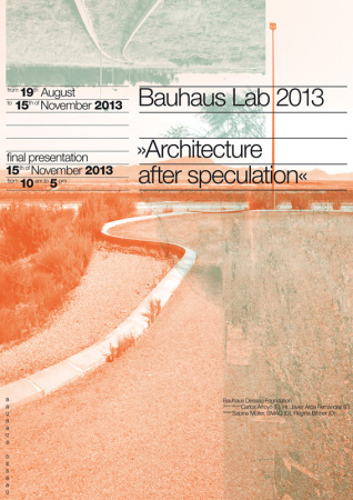 Bauhaus Lab 2013, Architekturkrise Spanien, Ausstellung, Prsentation