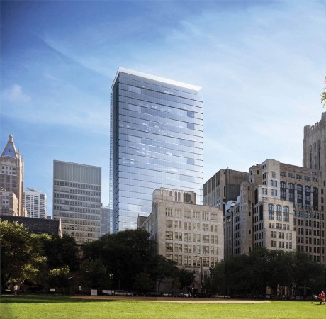 Prentice Hospital; Northwestern University; Chicago; Goettsch Partners and Ballinger; Perkins + Will; Adrian Smith + Gordon Gill Architecture and Payette; Bertrand Goldberg; Abriss; Wettbewerb; Neubau