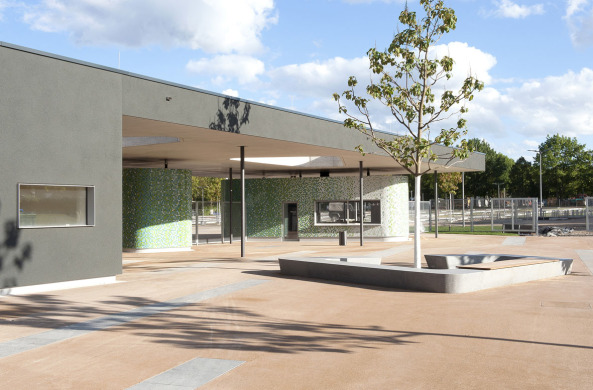 Familien- und Freizeitbad F.3 Fellbach, Therme, Freizeitbad, 4a Architekten, Saunagarten, Turborutsche, Kappelberg, Schwimmbad, Hallenbad, Badespa�, Wellnesbad, Freibad, Sport, Badearchitektur