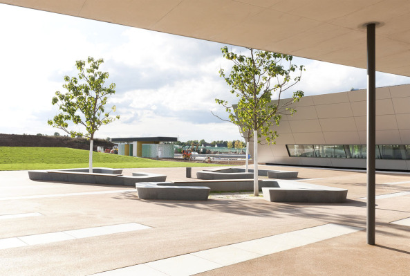 Familien- und Freizeitbad F.3 Fellbach, Therme, Freizeitbad, 4a Architekten, Saunagarten, Turborutsche, Kappelberg, Schwimmbad, Hallenbad, Badespa�, Wellnesbad, Freibad, Sport, Badearchitektur