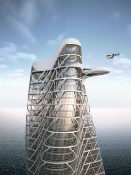Asymptote bauen Luxusturm in Abu Dhabi
