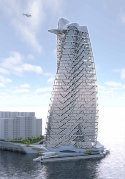 Asymptote bauen Luxusturm in Abu Dhabi
