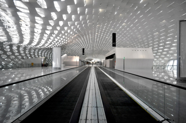 Fuksas, Bao�an District, Shenzhen, Guangdong, China, Massimiliano and Doriana Fuksas, Studio Fuksas, Knippers Helbig Engineering, Stuttgart, NY, shenzhen bao�an international airport, Flughafen, Terminal, T3, Gate, Airport, Flughafenarchitektur, Bauen in China