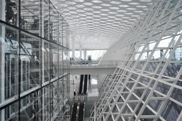 Fuksas, Bao�an District, Shenzhen, Guangdong, China, Massimiliano and Doriana Fuksas, Studio Fuksas, Knippers Helbig Engineering, Stuttgart, NY, shenzhen bao�an international airport, Flughafen, Terminal, T3, Gate, Airport, Flughafenarchitektur, Bauen in China