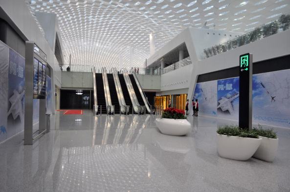Fuksas, Bao�an District, Shenzhen, Guangdong, China, Massimiliano and Doriana Fuksas, Studio Fuksas, Knippers Helbig Engineering, Stuttgart, NY, shenzhen bao�an international airport, Flughafen, Terminal, T3, Gate, Airport, Flughafenarchitektur, Bauen in China