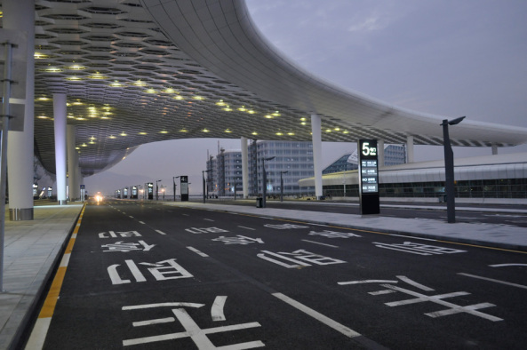 Fuksas, Bao�an District, Shenzhen, Guangdong, China, Massimiliano and Doriana Fuksas, Studio Fuksas, Knippers Helbig Engineering, Stuttgart, NY, shenzhen bao�an international airport, Flughafen, Terminal, T3, Gate, Airport, Flughafenarchitektur, Bauen in China