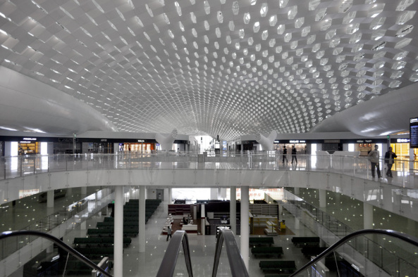 Fuksas, Bao�an District, Shenzhen, Guangdong, China, Massimiliano and Doriana Fuksas, Studio Fuksas, Knippers Helbig Engineering, Stuttgart, NY, shenzhen bao�an international airport, Flughafen, Terminal, T3, Gate, Airport, Flughafenarchitektur, Bauen in China