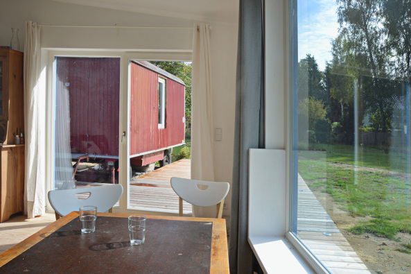 Blaues Haus, Wochenendhaus, Datsche, H�tten & Pal�ste Architekten, Brandenburg, Senzig