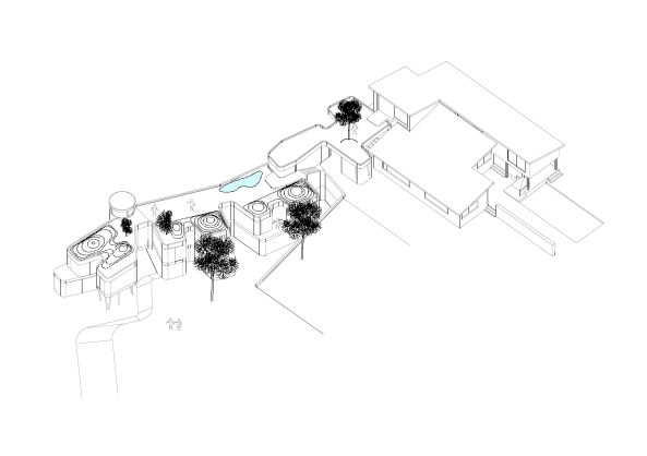 Sanierung, Umbau, J�rgen Mayer H, J. Mayer H., Ignacio Peydro, Isabel Collado, Beton, flie�ende Formen, wei�e Fassade, Ferienhaus in La Coruna, Wohnhaus in Spanien, Dosis de Arquitectura: Casa V, Oleiros, La Coruna, Spain