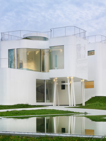 Sanierung, Umbau, J�rgen Mayer H, J. Mayer H., Ignacio Peydro, Isabel Collado, Beton, flie�ende Formen, wei�e Fassade, Ferienhaus in La Coruna, Wohnhaus in Spanien, Dosis de Arquitectura: Casa V, Oleiros, La Coruna, Spain